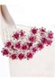 10-Piece Mini Crystal Stone Flower Design Hairpin Hair Clip Hot Pink - Wedding Henna Promise Bun Hair Clip - 3