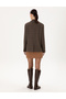 Brown A-Line Woven Skirt 50290405 -Vr029 - 4