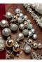 Christmas Pine Tree Ornament 24Pcs 3cm Silver Color Christmas Ball Set Christmas Balls - 2