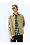 Viscose Blend Shirt Jacket with Pocket Detail - 3