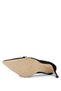 Women's Genuine Leather Black Suede Heeled Shoes - 4