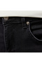 Men's Regular Fit Denim Black Trousers - 5