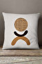 Velvet Babyface Brown Black Bohemian Style Leaf Pattern Printed Throw Pillow Pillow Case Cgh677