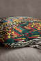 Velvet Babyface Black Mixed Color Leopard Zebra Pattern Print Throw Pillow Pillow Case - Cgh361 - 2