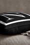 Velvet Babyface Double Sided Lettered Throw Pillow Pillow Case - Letter N - 43x43 Cm - 2
