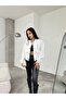 Women's Diver Fabric Pocketed Bomber Jacket - 4