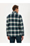 Green Regular Fit Long Sleeve Lumberjack Shirt 50293738-Vr054 - 5