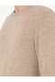 Mink Melange Slim Fit Crew Neck Cashmere Knitwear Sweater 50303471-Vr174 - 7