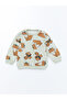 Crew Neck Long Sleeve Printed Baby Boy Sweatshirt and Trousers 2-Piece Set - 2
