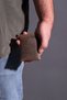 Genuine Leather Minimal Card Holder, Super Slim Leather Thin Model Credit Card & Business Card Holder