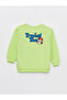 LCW baby Crew Neck Long Sleeve Nostalgic Monkey Printed Baby Boy Sweatshirt - 2