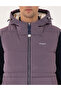 Purple Hooded Inflatable Warm Vest 50293233 -Vr038 - 7
