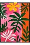 Asena Collection Multicolored Palm Leaves Patterned Creative Modern Decorative Carpet 42 - 4