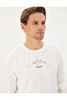 Ecru Regular Fit Sweatshirt 50290611-Vr019 - 2
