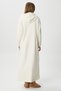 Women's Fusion Hooded Cream Long Knitwear Dress - 3