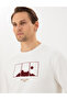 Ecru Regular Fit Sweatshirt 50290703-Vr019 - 2
