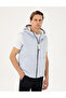 Light Blue Hooded Puffer Warm Vest 50293233-Vr003 - 3