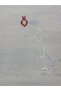 Tulle Curtain, Ready-Made Curtain, Non-Pleated, Embroidered, Sequined, Iron-Free, Burgundy Detailed. - 3