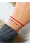Set of 2 New Year's Red Luck / Wish Bracelets Cotton String (No Allergy)