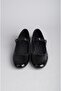 Women's Black Patent Leather Ballerinas with Helmet - Select 095 - 4
