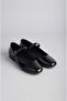 Women's Black Patent Leather Ballerinas with Helmet - Select 095 - 2