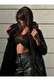 New Season Belt Detail Patent Leather Puffer Maxi Women's Coat 24w11006 - 4