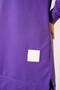 Purple Two Thread Seasonal Slit Detailed Hijab Sweat - 3
