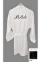 Bride Dressing Gown Heart Embroidered Bridal Dressing Gown - 4