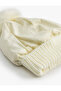 Beret Pompom Detailed Folded - 3