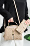 Stylish and Luxurious Design Women's Adjustable Strap Hand and Shoulder Bag 29X19Cm