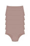 Mink Cotton Extra High Waist Women's Panties - Pack of 5