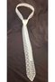 May Luxury Unisex Polka Dot Tulle Tie White - 3