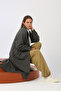 Anthracite Buttoned Comfortable Knitted Jacket - 5