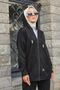 Black Hooded Pocket Two Thread Tracksuit Set - 6