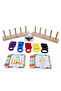 Zet Brain Teaser Ring Wooden Brain Teaser and Mind Game Age 3+ 2 Players - 8