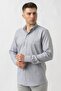 Aarburg G45044 Cotton Regular Fit Oxford Shirt Gray - 2