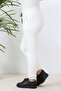 Cream Three Thread Raised Jogger Sweatpants - 3