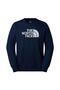 M Drew Peak Regular Crew Men's Sweatshirt Nf0A89Ek8K21 Navy Blue-Xxl