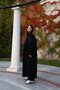 BLACK VORKUTA BELTED COAT - 3