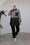 Trend Shirt Collar Leather Detailed Tunic-Black 24Kt468 - 6