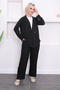 Black Jacket Trousers Set