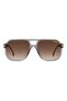 Ca302/Skb7Ha59 Men's Sunglasses Blue Clear Frame Brown Gradient Lens Uv400 - 3