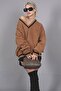 Camel V-Neck Knitwear Sweater Mg1373 - 3