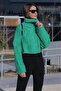 Mad Girls Green Turtleneck Sweater Mg1325 - 4