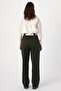 Khaki Bandolier Belted Pocket Wide Leg Trousers - 4