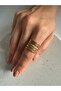 Stainless Steel Adjustable Multi Ring - 4