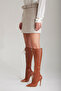 Polly Lace up Boots Tan Matte 10 cm Women's Boots, Heels - 4
