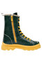Women's Vegan Leather Multicolor Long Boots - I Do What I Want Design - 5