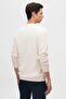 Regular Fit Powder Non-Pilling Crew Neck Knitwear Sweater - 4