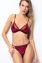 Bliss Velvet Tulle Detailed Velvet Bralet Set - 3